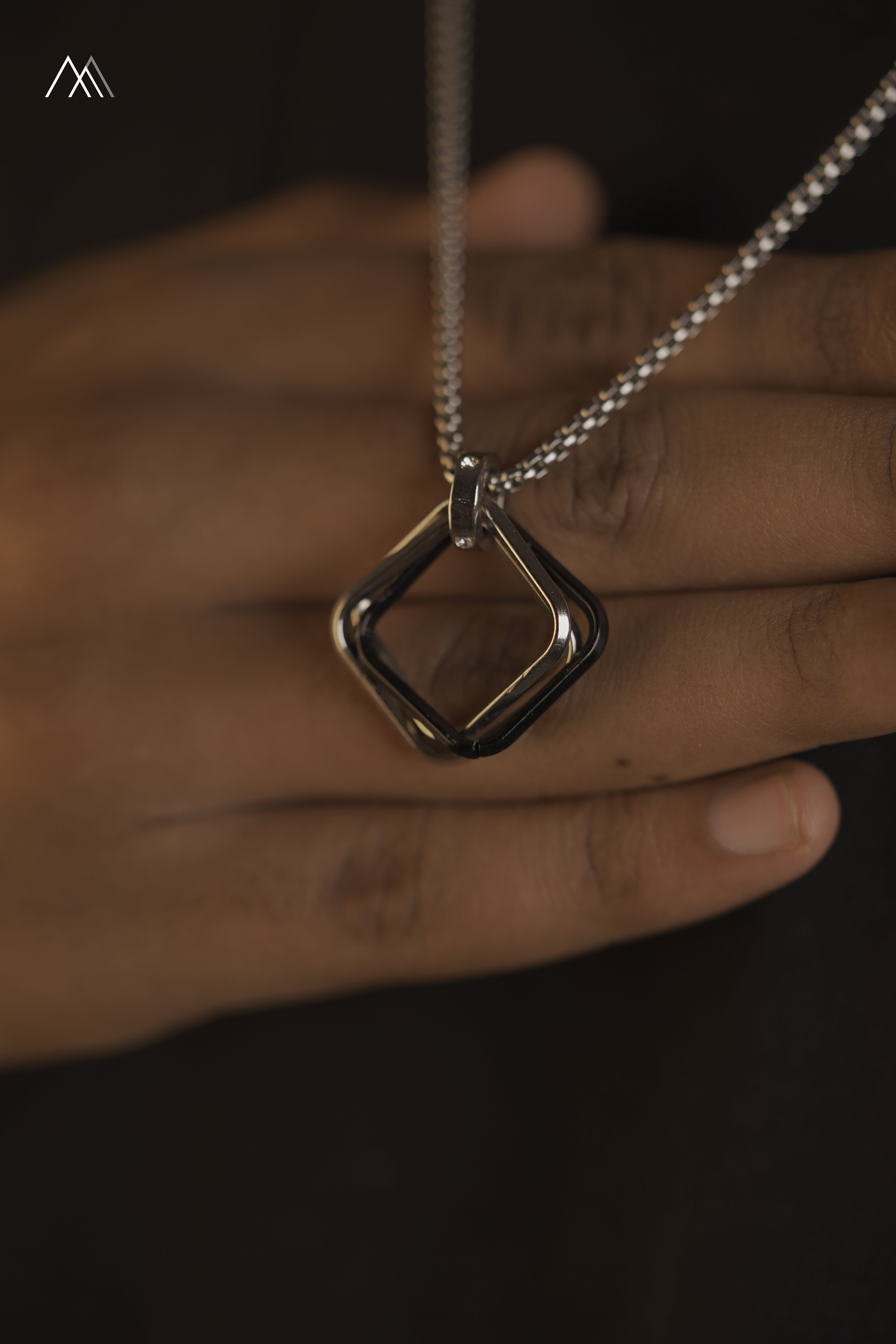 Minimal Square Pendant