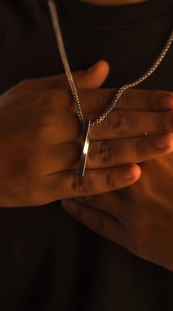 Twisted Bar Pendant