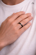 Onyx Glow Diamond Ring